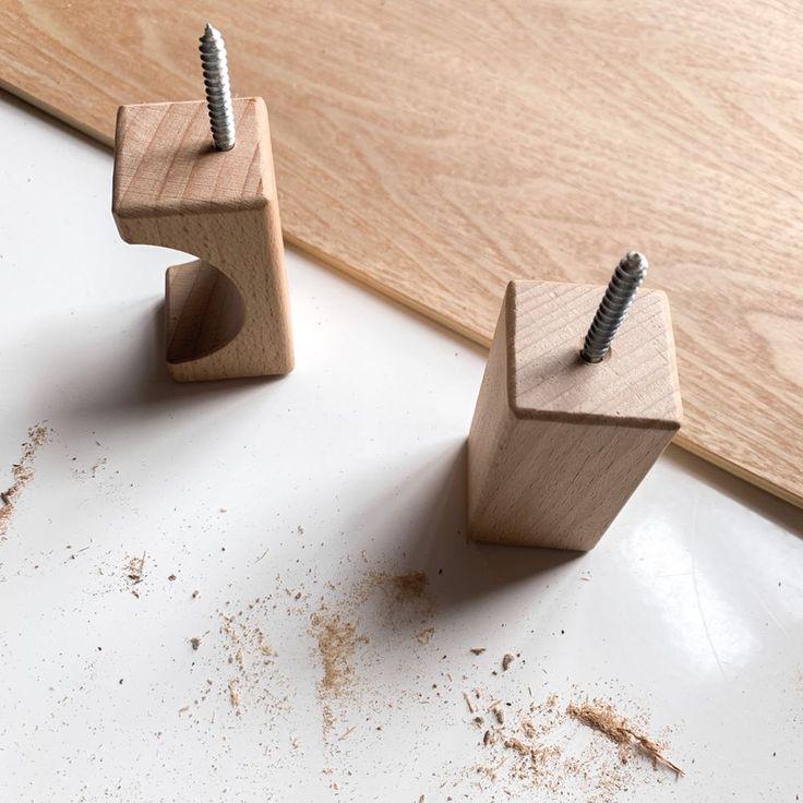 Wandhaken aus Holz DIY